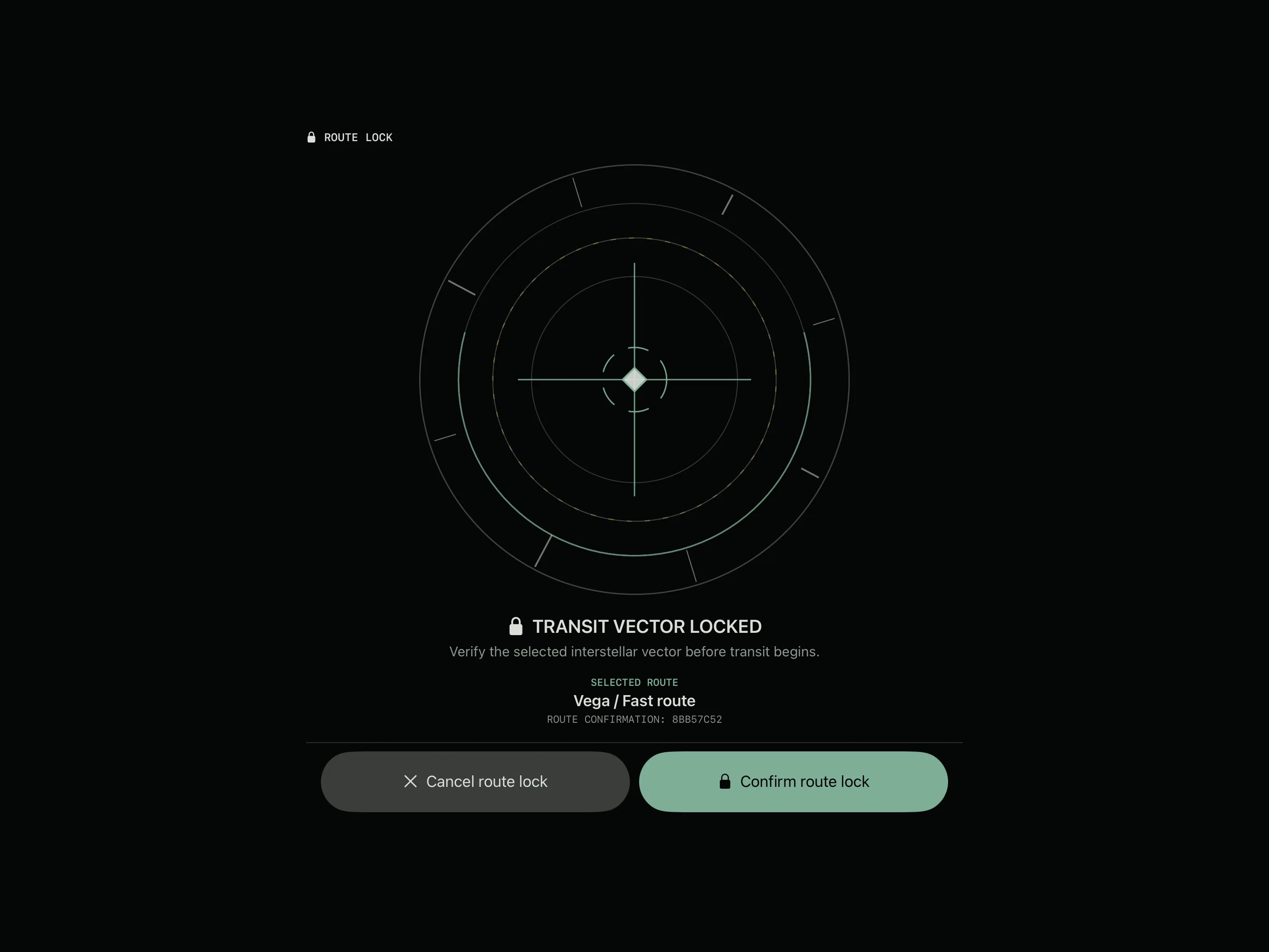 Deep Atlas showing an interstellar route lock chamber